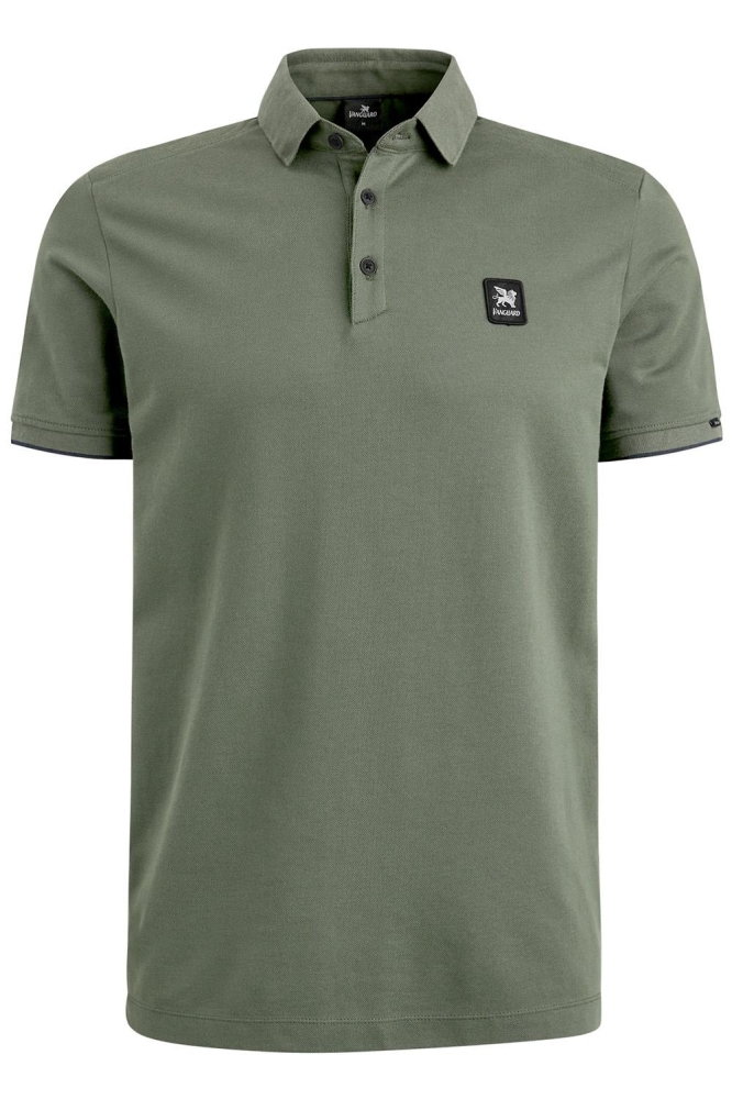POLO VAN PIQUE MET STRETCH VPSS2504850 6022 CHINOIS GREEN